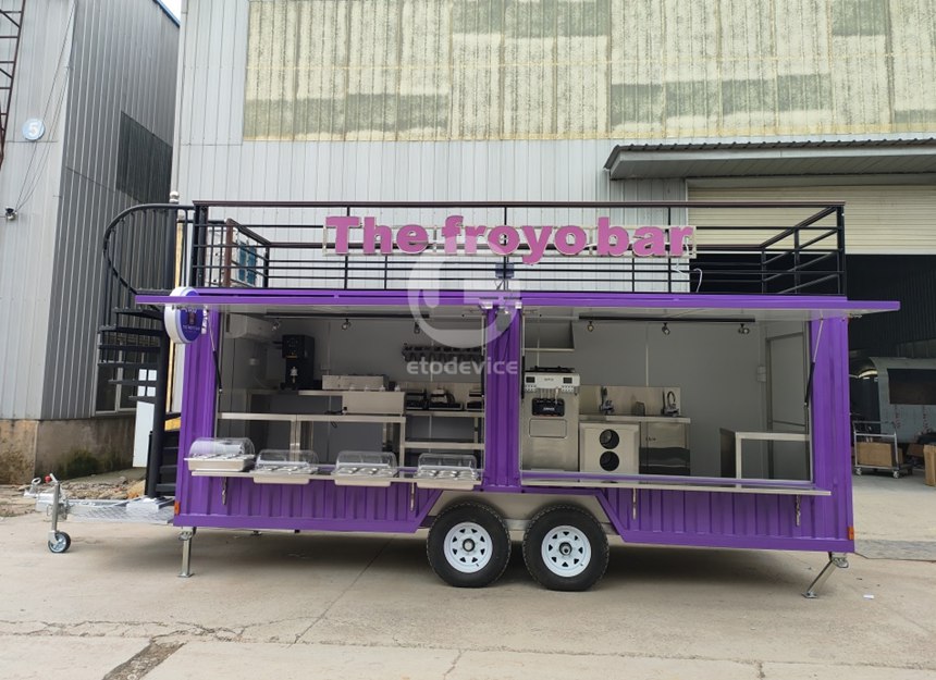 20ft Shipping Container Food Trailer